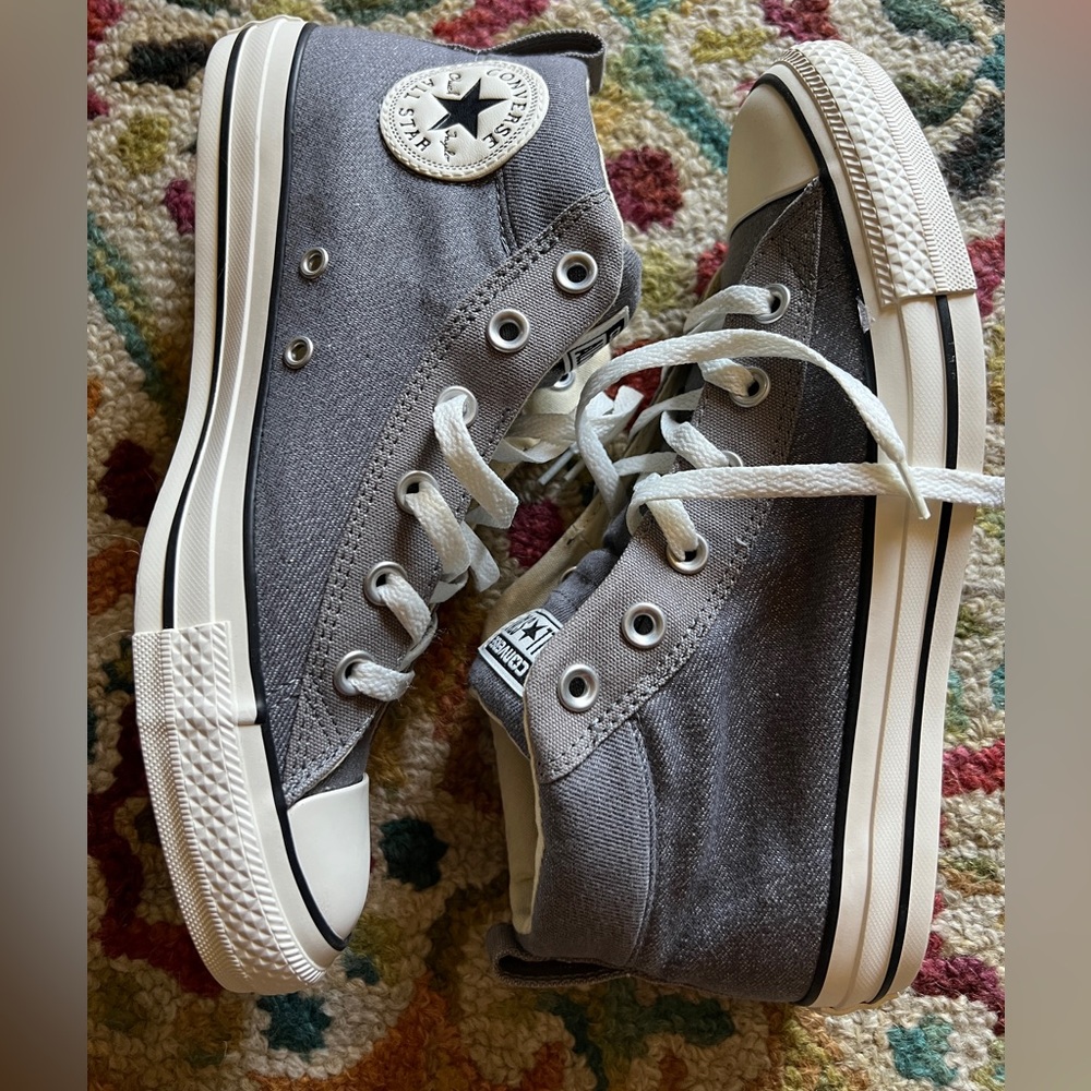 SOLD!!! Converse High-Top Sneakers - Gray